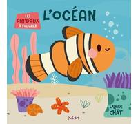 Les ani'doux - L'océan - Livre matières bébé - Imagier illustré avec matières à toucher - Dès 6 mois
