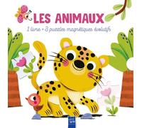 Les Animaux - 1 Livre + 3 Puzzles Magnétiques Évolutifs