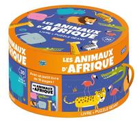 Les animaux d'Afrique - Livre + Puzzle géant - N.E. 2022 - Sassi Junior