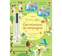 Les animaux de compagnie - Je trace, j'efface - Kirsteen Robson - Usborne - broché - Document jeunesse