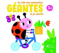 Les animaux de la campagne: Je colle mes gommettes géantes et je colorie !