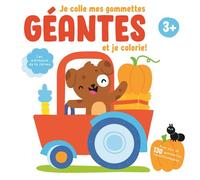 Les animaux de la ferme Je colle mes gommettes géantes et je colorie ! - Collectif - Yoyo Books - broché - Document jeunesse