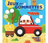 Hemma et moi - Jeux avec gommettes - Les animaux de la ferme - Livre de gommettes - Dès 4 ans