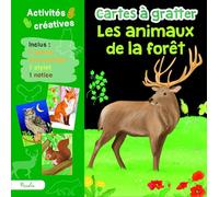 Laura Penone – Les animaux de la forêt – Cartes à gratter – 4 cartes + 1 stylet – Piccolia