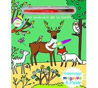 Les animaux de la forêt Coloriage magique à l'eau - Elisabeth Morais - Piccolia - cartonné - Livre-jeu