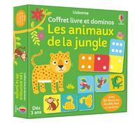 Les animaux de la jungle - Coffret livre et dominos - Gareth Williams - Usborne - Boîte ou accessoire - Jeux livres objets