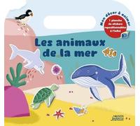 Les Animaux De La Mer - 1 Planche De Stickers Repositionables À L'infini