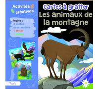 Les animaux de la montagne - Cartes à gratter