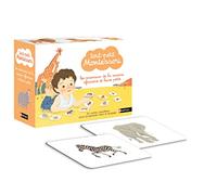 Les animaux de la savane africaine et leurs petits - Tout-petit Montessori - Dès 12 mois