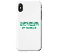 Les Animaux de Sauvetage sont Mes collègues préférés Coque pour iPhone X/XS