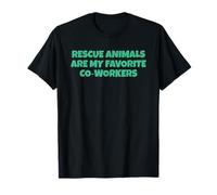 Les Animaux de Sauvetage sont Mes collègues préférés T-Shirt