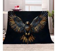 Les Animaux Déploient Leurs Ailes Et Volent-01 Manta de franela 3D Suave - Cubre Sofá/Cama 270x230 cm,Art Ancien Mystérieux Estampado 3D Ultrarealista,Polar Caliente,Lavable,Hogar/Dormitorio