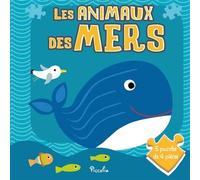 Les animaux des mers: Avec 5 puzzles de 4 pièces