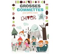 Les animaux du froid Grosses gommettes pour petites mains - Nicole Colas Des Francs - Piccolia - broché - Livre-jeu