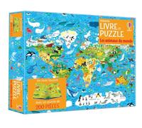 Les animaux du monde - Coffret livre et puzzle - Dès 7 ans