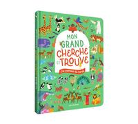 Les animaux du monde - Mon grand cherche et trouve Un livre grand format avec plus de 350 animaux à repérer ! - Knaye - Merci Les Livres - cartonné - Livre-jeu