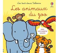 Les animaux du zoo - Les tout-doux Usborne - Dès 6 mois