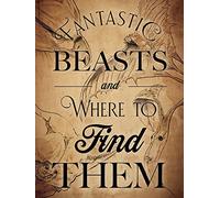Les Animaux Fantastiques Fantastic Beasts (Beast Drawings) 60 x 80 cm Toile Imprimée