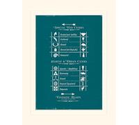 Les Animaux Fantastiques Image encadrée + Passe-Partout 30 x 40 cm - Charte des Symboles