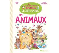 Les animaux Les fausses et bonnes réponses de Céleste et Mika - Amélie Poggi - Glénat Jeunesse - cartonné - Document jeunesse