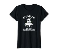 Les Animaux ne sont Pas des ingrédients T-Shirt Graphique avec Valeur
