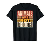 Les Animaux ne sont Pas des Produits, déclaration d'un activiste végétalien rétro T-Shirt