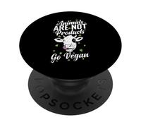 Les Animaux ne sont Pas des Produits Go Vegan PopSockets PopGrip Adhésif