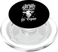 Les Animaux ne sont Pas des Produits Go Vegan PopSockets PopGrip pour MagSafe