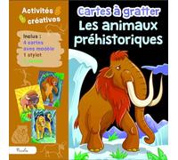 Les animaux préhistoriques - Cartes à gratter