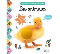 Les animaux Regarde, touche et écoute - Cogumelo Club - Larousse - cartonné - Document jeunesse