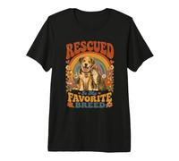Les Animaux Rescapés sont Mes Préférés - Chien Chat T-Shirt Haut de Gamme