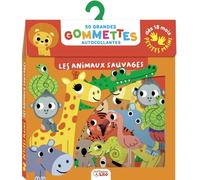 Les animaux sauvages: 50 grandes gommettes autocollantes