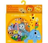 Les Animaux Sauvages - 50 Grandes Gommettes Autocollantes