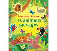 Holly Bathie – Les animaux sauvages – Avec plus de 150 autocollants – Broché