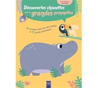 Les animaux sauvages - Découvertes chouettes avec de grandes gommettes 5+ De nouveaux mots, des faits insolites et 55 grands autocollants ! - Collectif - Yoyo Books - broché - Document jeunesse