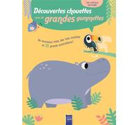 Les animaux sauvages - Découvertes chouettes avec de grandes gommettes 5+ De nouveaux mots, des faits insolites et 55 grands autocollants ! - Collectif - Yoyo Books - broché - Document jeunesse