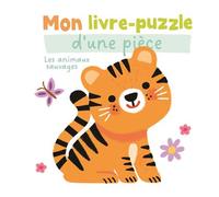 Les animaux sauvages - Mon livre puzzle d'une pièce - Collectif - Tam-Tam - cartonné - Jeux livres objets