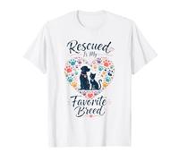 Les Animaux Sauves sont Mes Preferes Amoureux Chiens T-Shirt