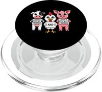 Les Animaux sont Mes Amis et Je ne Mange Pas Mes Amis PopSockets PopGrip pour MagSafe