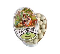 LES ANIS DE FLAVIGNY-Bonbons à l’anis Bio - boîte ovale 50 g