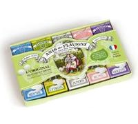 Les Anis de Flavigny - Coffret Collection 5 Saveurs : Menthe, Citron, Anis, Rose, Violette - 5 Étuis de 18g Chacun - Fabrication Française - 90g