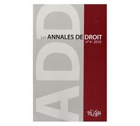 Les Annales De Droit N° 4, 2010