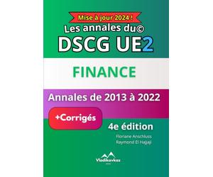 Les Annales du DSCG UE2: Finance