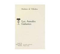 Les Annales galantes - Tome I - Villedieu - Societe Des Textes Francais Modernes - broché - Roman