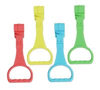 Les anneaux de traction de playpen, 4 pcs en plastique bébé en plastique, les anneaux traction, les poignées plaque non glissantes, sont faciles à installer et à retirer des poignées pour bé