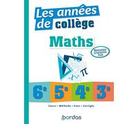 Les années de collège - Maths
