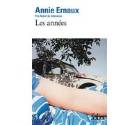 Les années Prix Nobel de littérature 2022 - Annie Ernaux - Gallimard - Poche - Roman