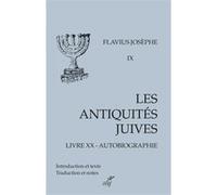 Les antiquites juives - livre 20 vie Etienne Nodet (Auteur), Flavius Josèphe (Auteur)