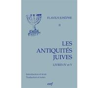 Les antiquités juives, livres iv à v Flavius Josèphe (Auteur)