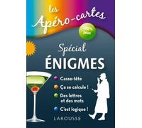 Apéro-cartes, spécial énigmes - Collectif - Larousse - Boîte ou accessoire - Jeux livres objets